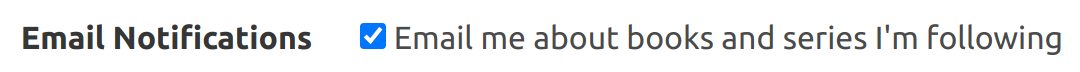 Email Notifications checkbox in account settings